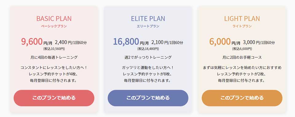 ZENNA(ゼンナ)の料金プラン